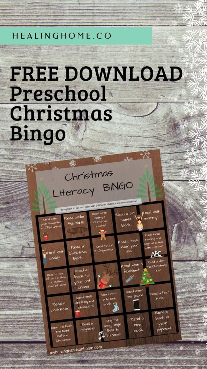 Preschool Christmas Bingo - FREE Download! | Healing Home