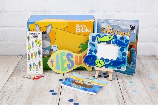 Image of the Hello Bible subscription box  