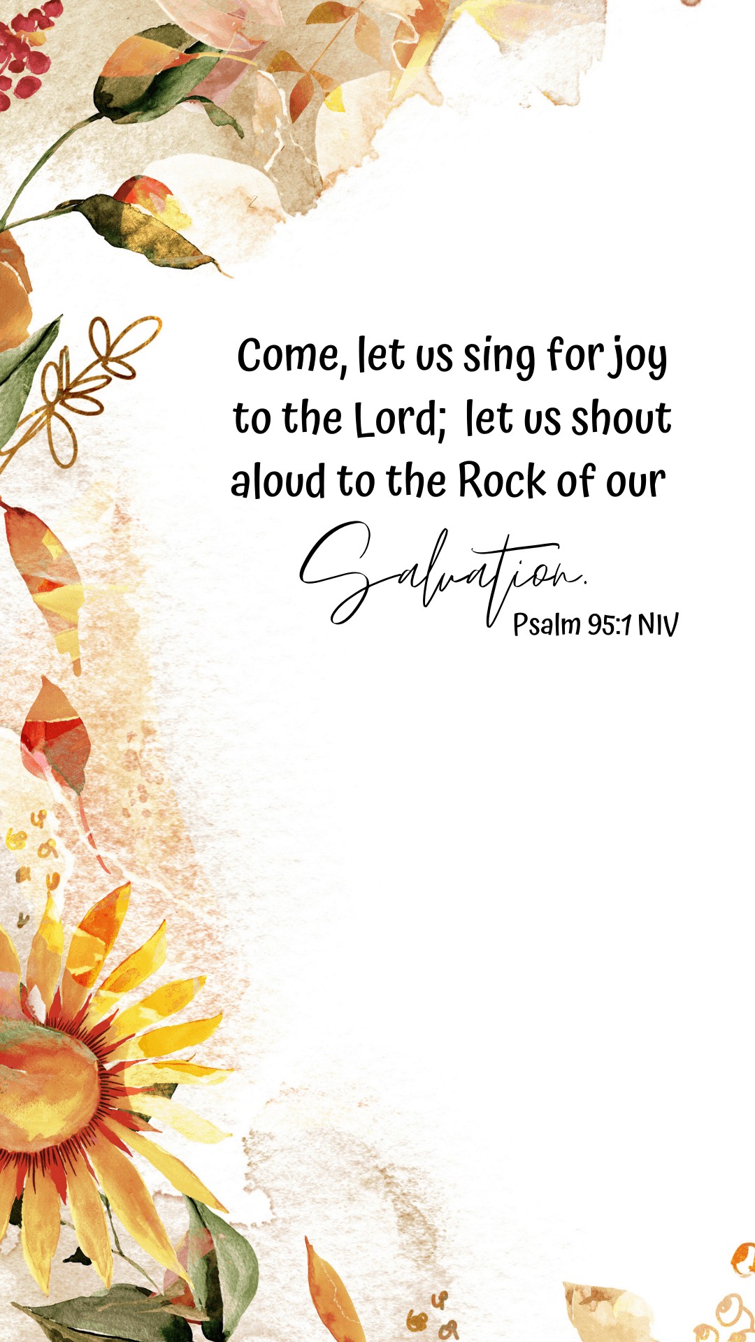 Psalm 95 - Psalms of Thanksgiving 