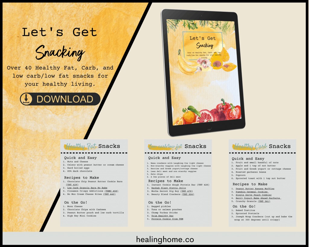 Let's get snacking downloadable PDF 