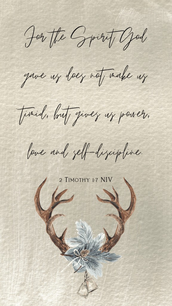 scripture on 2 Timothy 1:7 