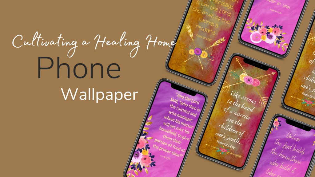 healing home wall paper
