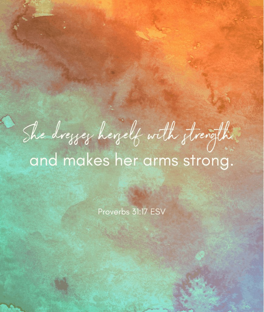 arms strong bible verse 