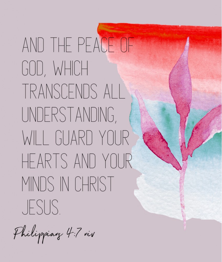The peace of God Bible verse