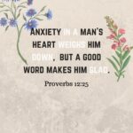 Devotional pinterest image Proverbs 12:25