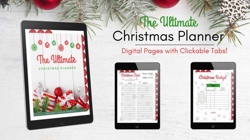 Clickable christmas planner