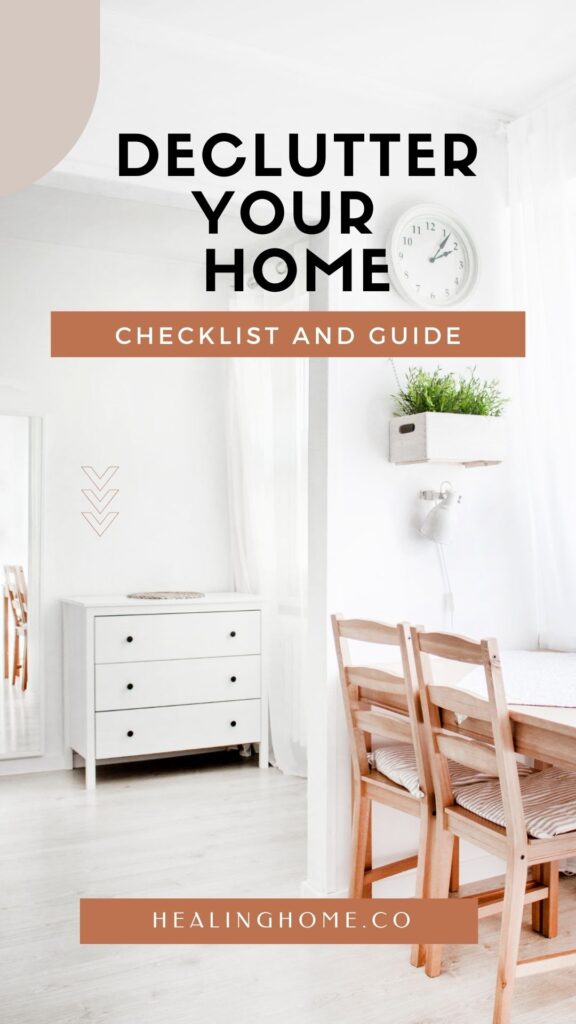 declutter your home checklist
