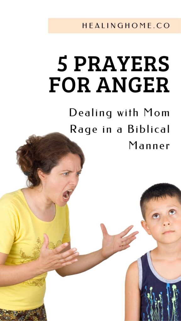 prayers for anger
