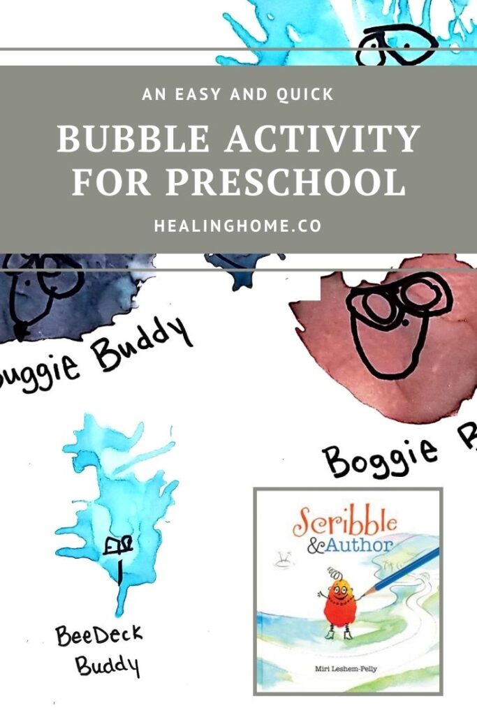 Bubble activity for preschool
