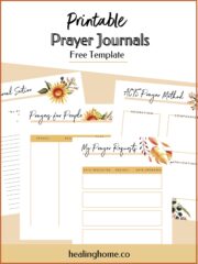 Prayer Journal Printables - Free Prayer Journals for Women | Healing Home