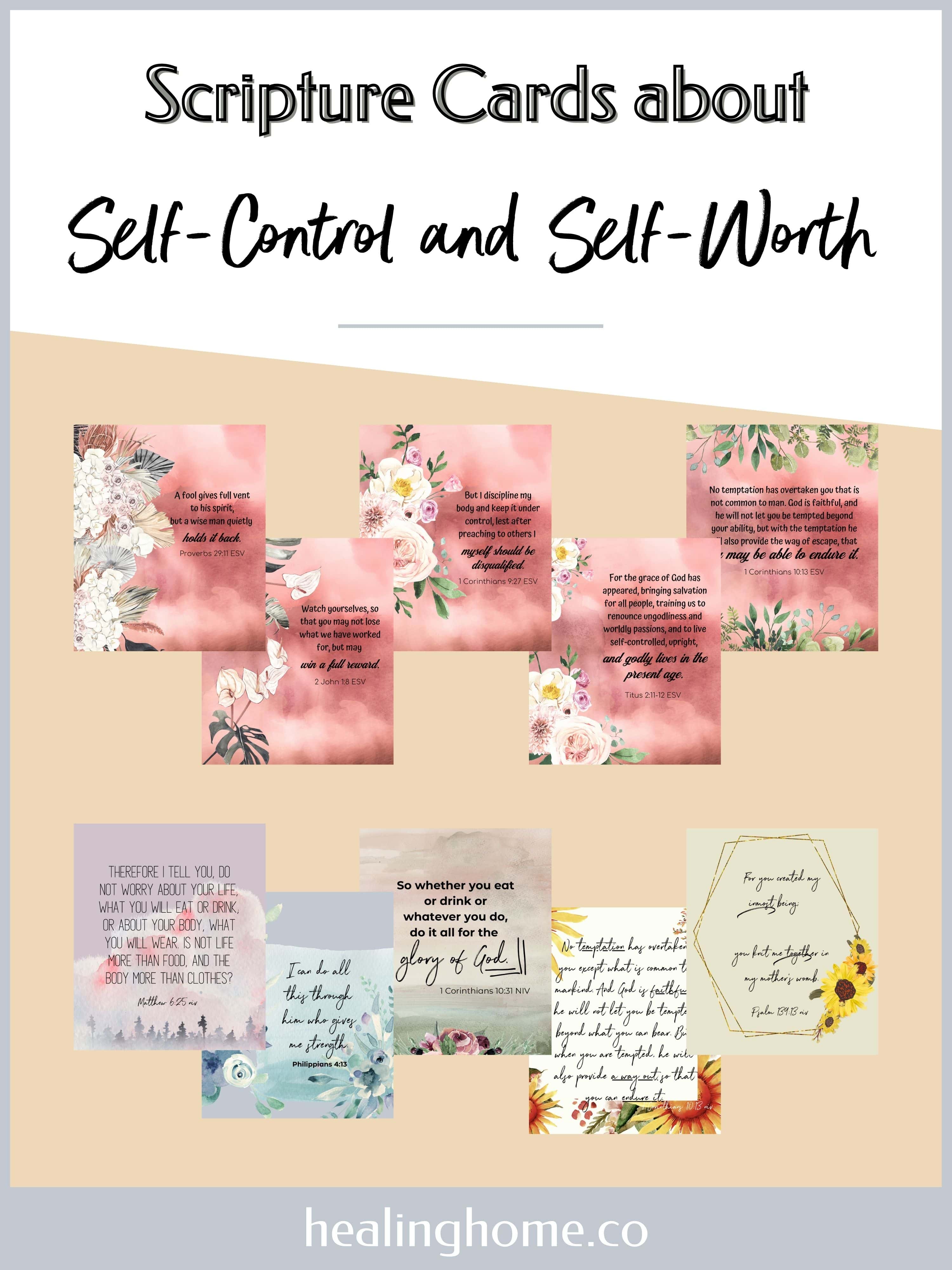 100+ Free Printable Scripture Cards | Healing Home