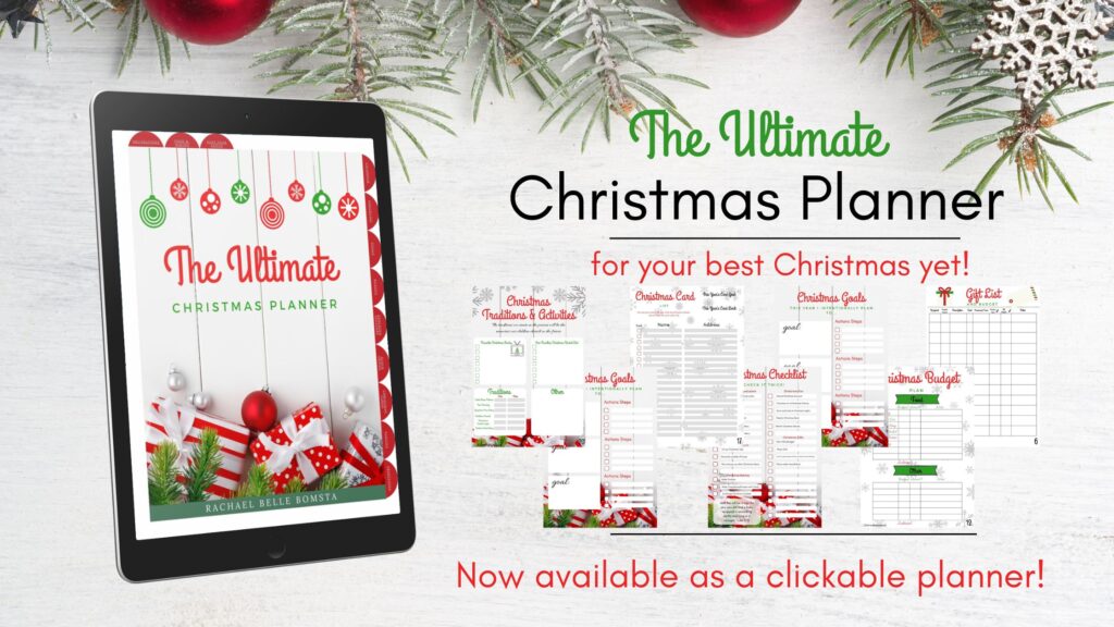 Clickable christmas planner