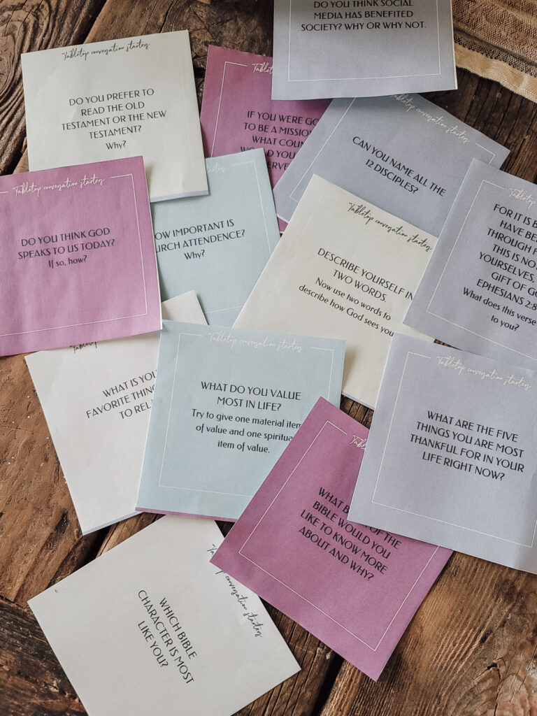 printable conversation cards