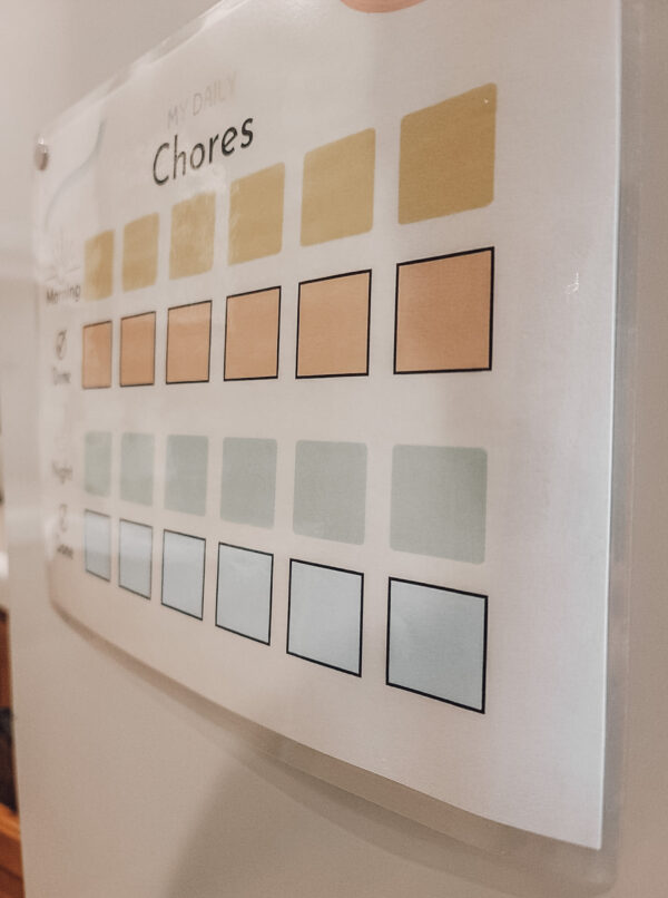 Free Printable Preschool Chore Chart | Healing Home