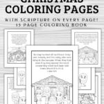 15+ Free Christian Christmas Coloring Pages with Bible Verses