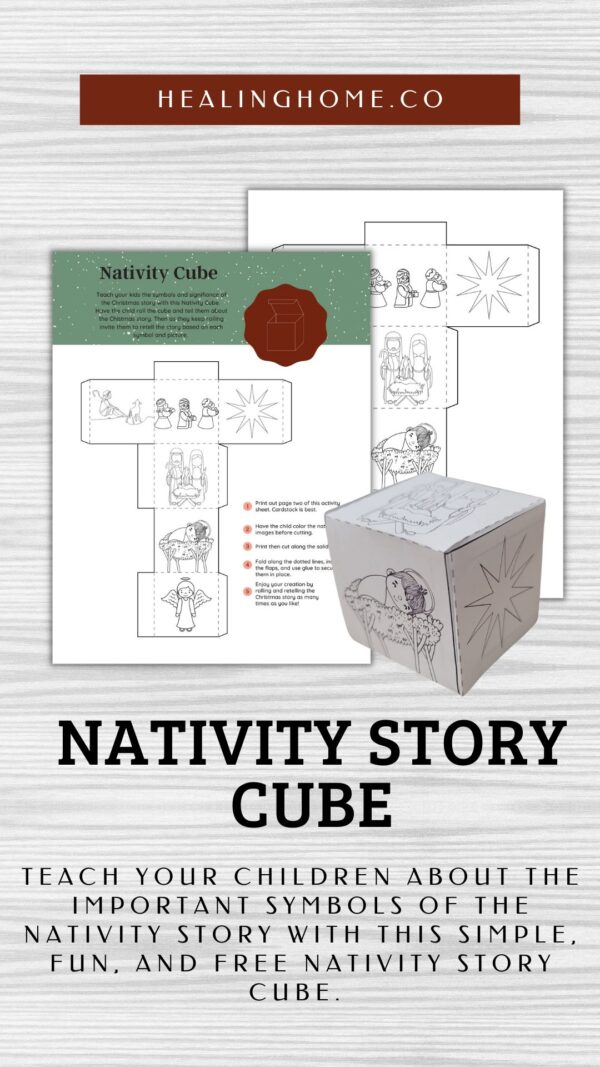 Free Printable Nativity Story Cube