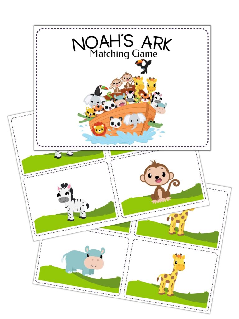 Noah's Ark matching game 
