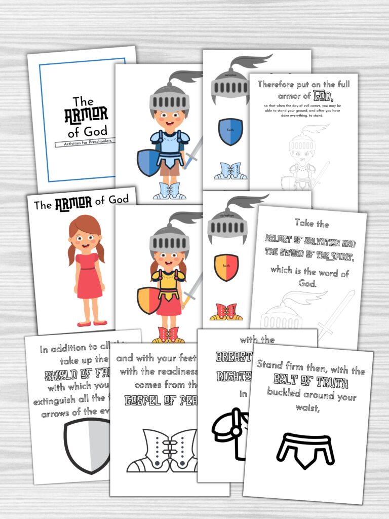 The armor of God for Preschoolers