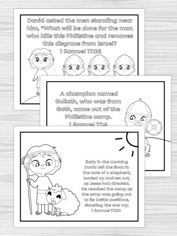6+ Free Printable David and Goliath Crafts | Healing Home