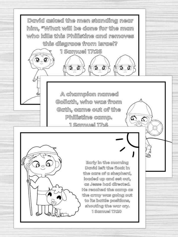 6+ Free Printable David and Goliath Crafts | Healing Home