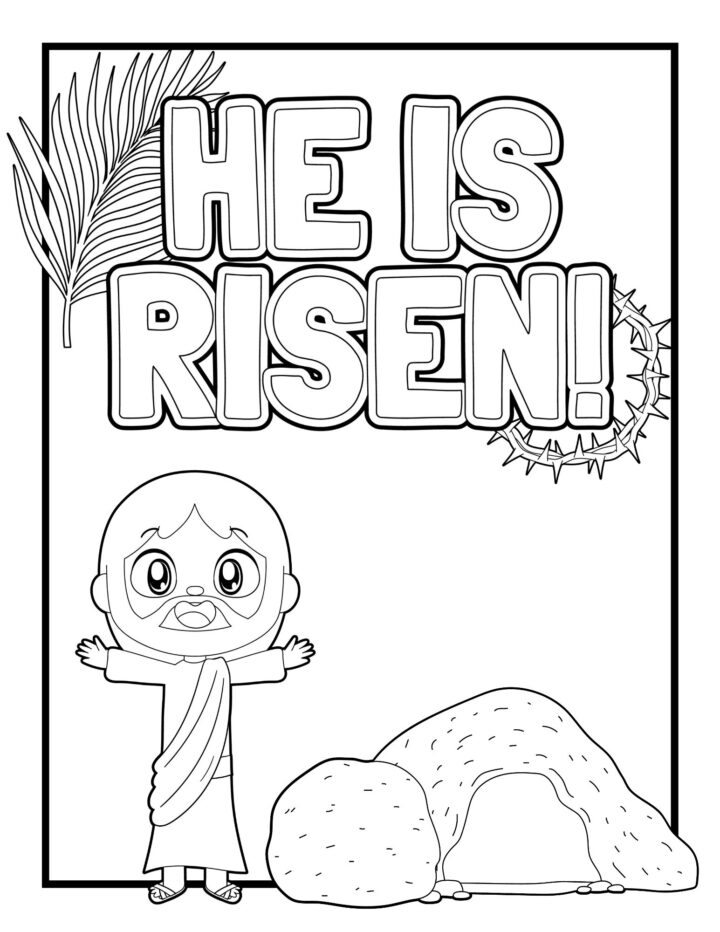 Free Christian Easter Coloring Pages For Kids Free Christian Easter Coloring Pages For Kids