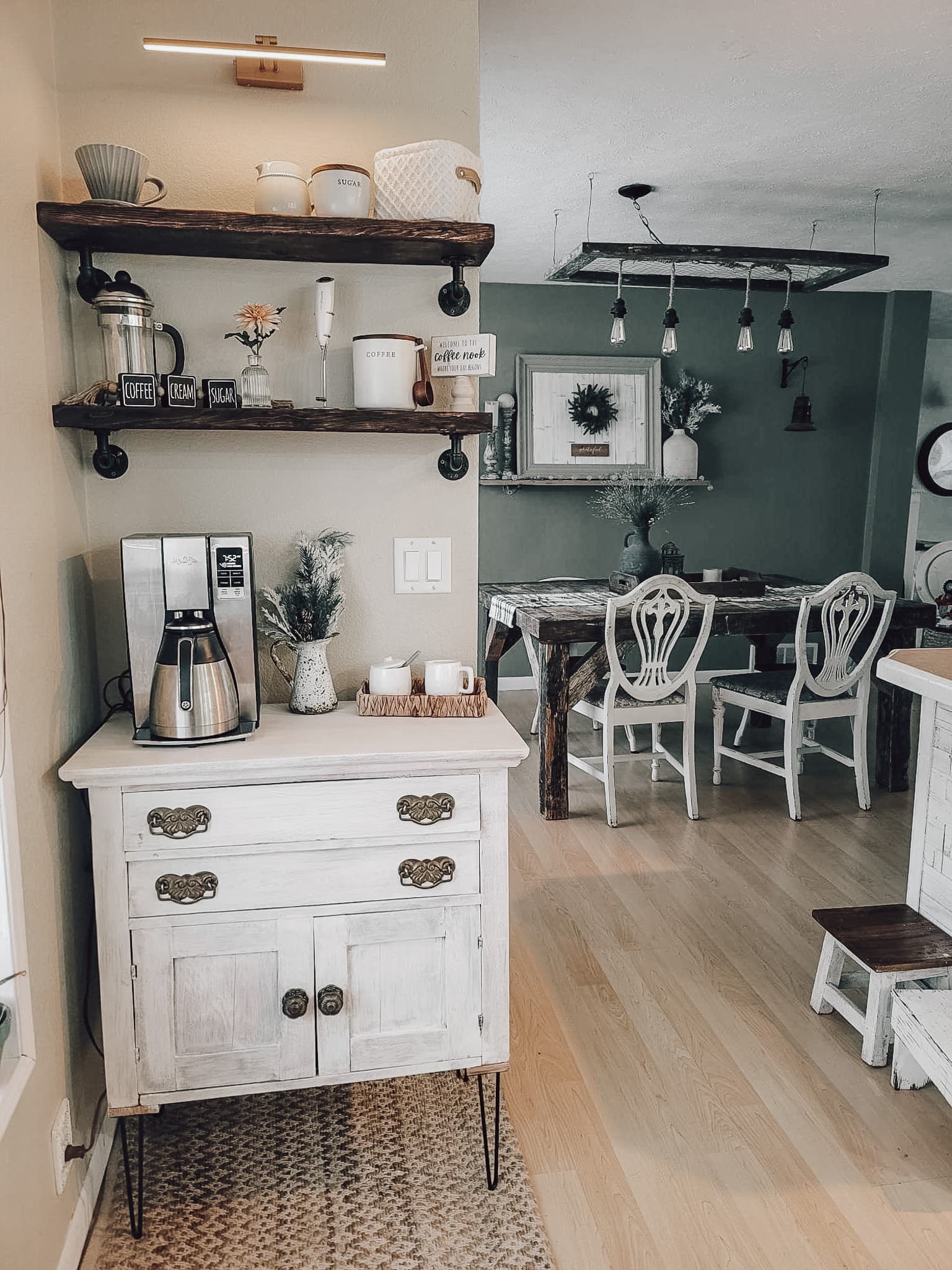 Build Your Own Bar or Coffee Station With IKEA Cabinets, image size:1536x2048