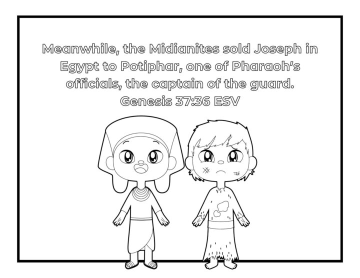 Free Joseph Coloring Pages | Healing Home