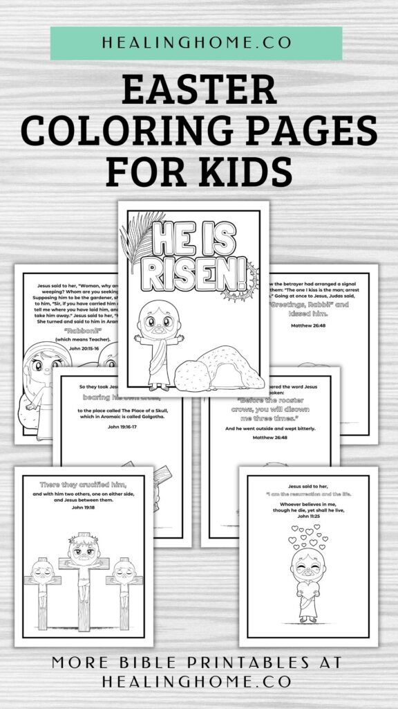 Christian Easter Coloring Pages for Kids