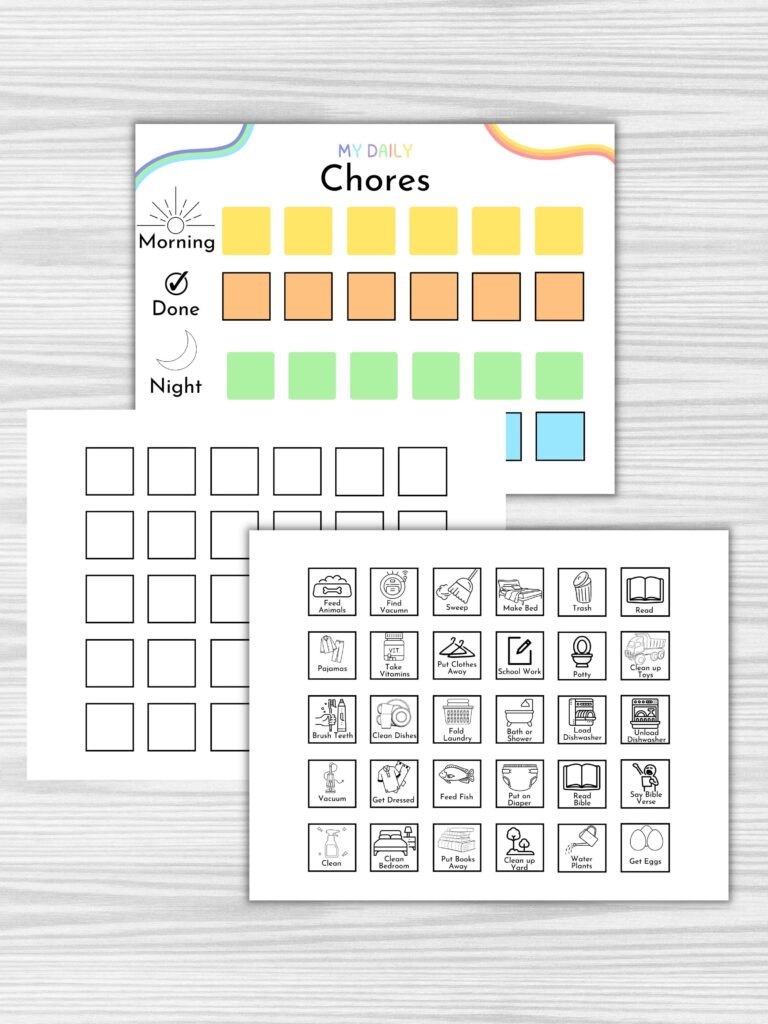 Chore Chart for Kids
