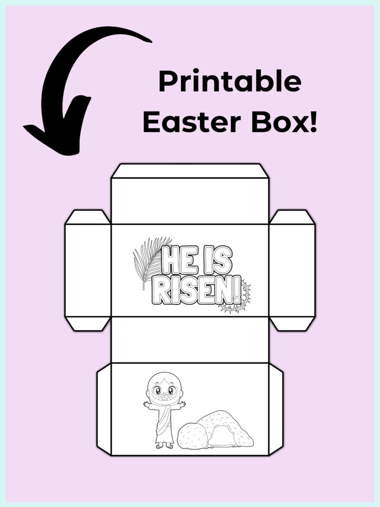 Printable Easter Box
