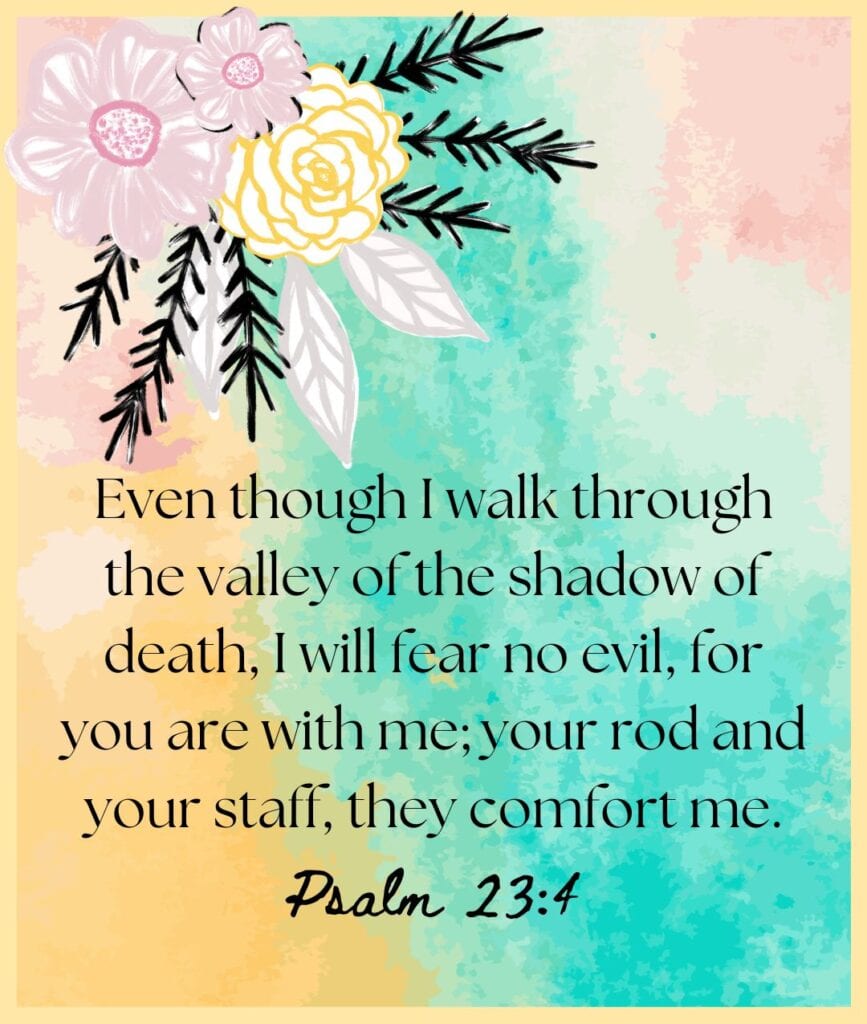 Psalms for anxiety. Psalm 23. 