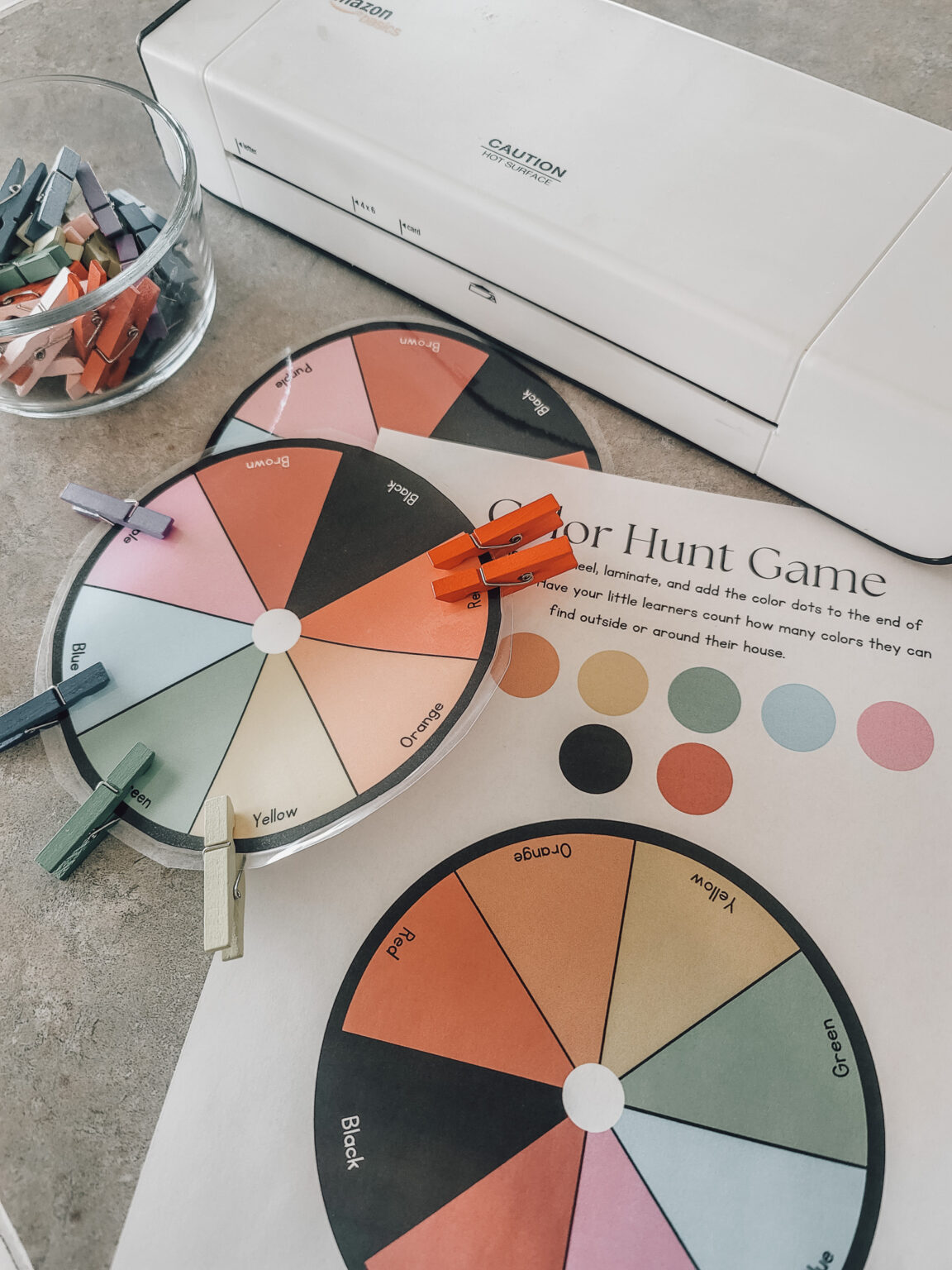 Free Color Matching Worksheets for Preschool | Healing Home