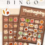 Free printable Thanksgiving Bingo Cards