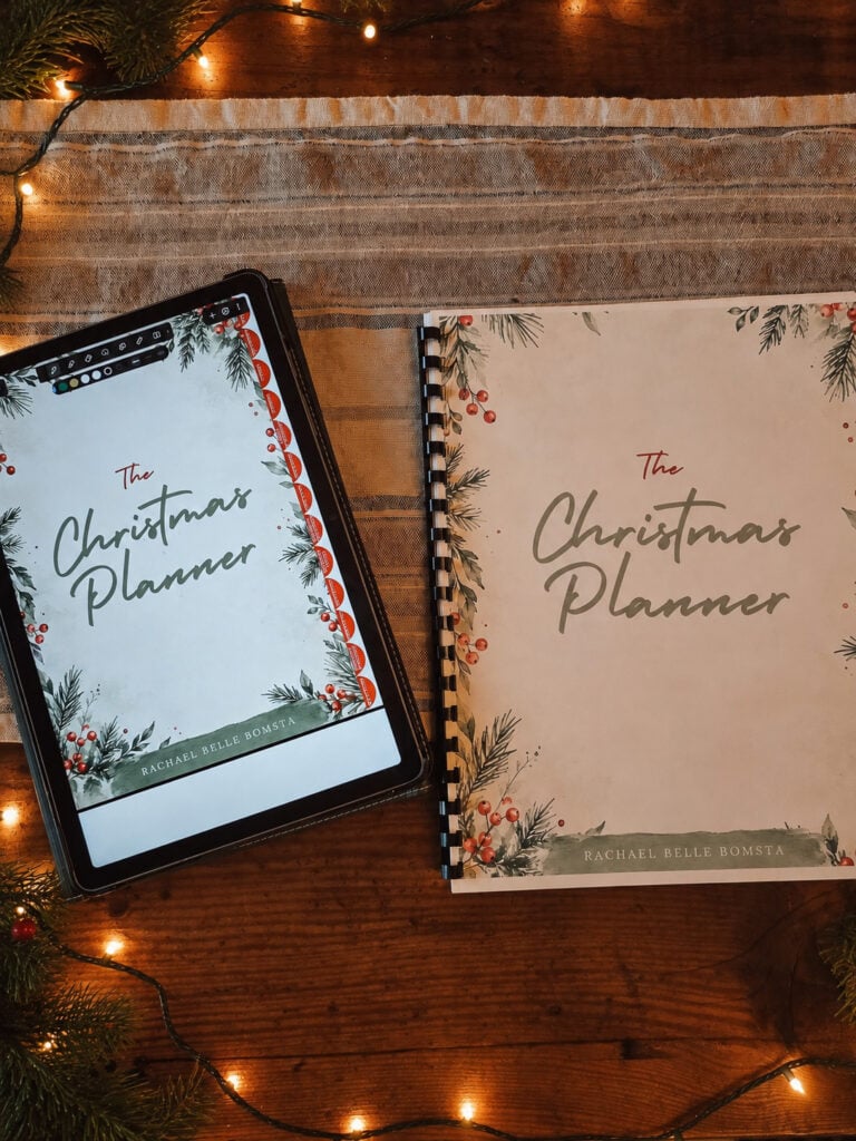 The ultimate Christmas planner for a tablet or iPad and a printable edition.