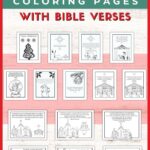 15+ Free Christian Christmas Coloring Pages with Bible Verses | Healing ...