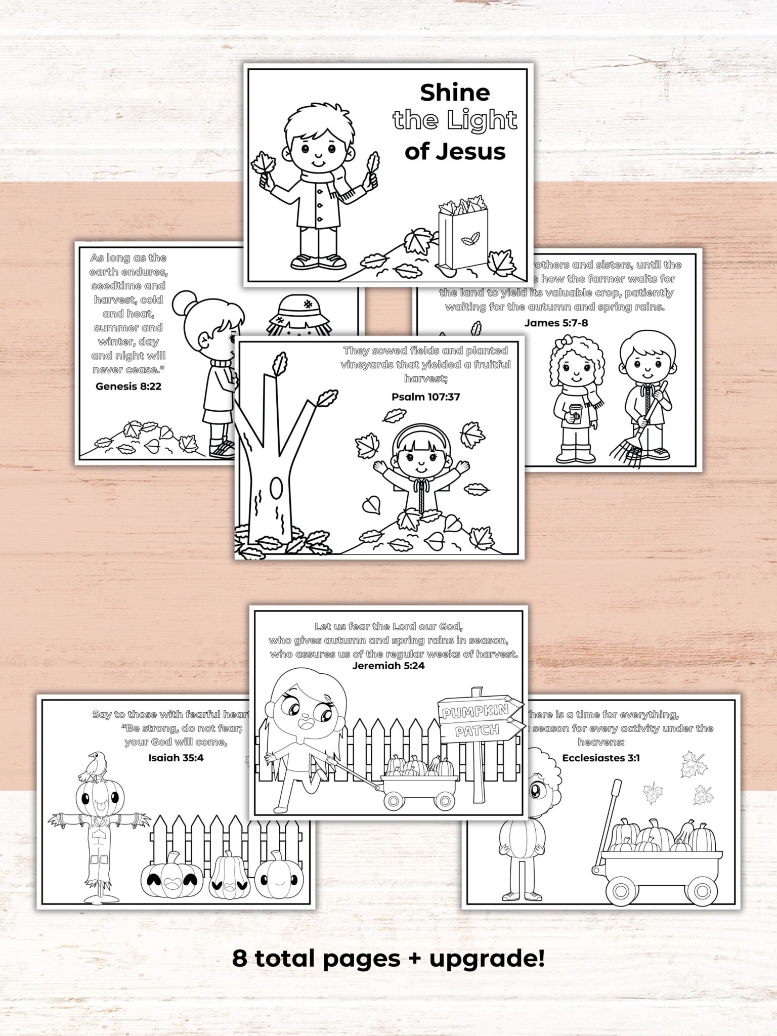 Free christian fall coloring pages healing home