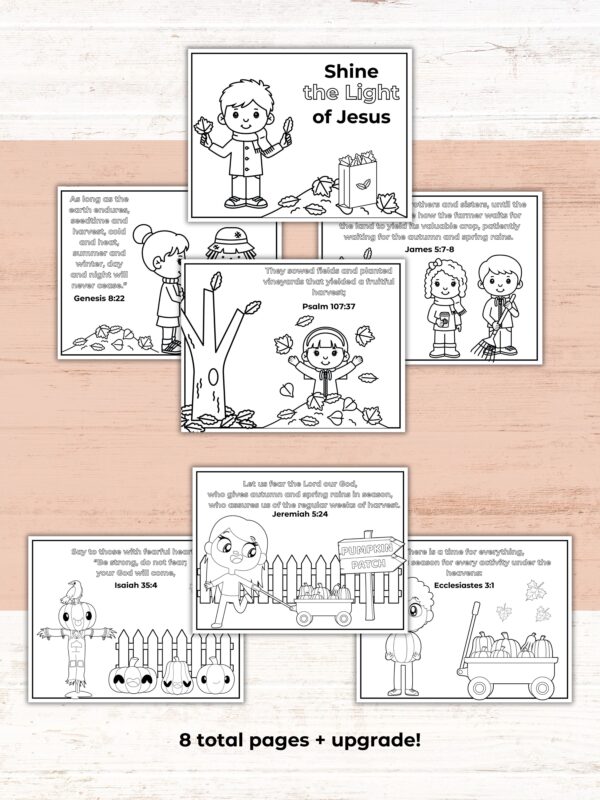 Free Christian Fall Coloring Pages | Healing Home
