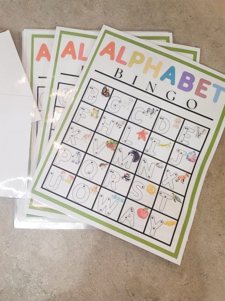 Printable Alphabet Bingo