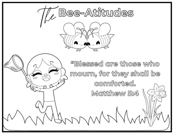 Free Printable Beatitudes Coloring Pages | Healing Home