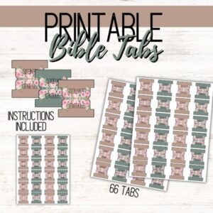 Free Printable Bible Tabs | Healing Home