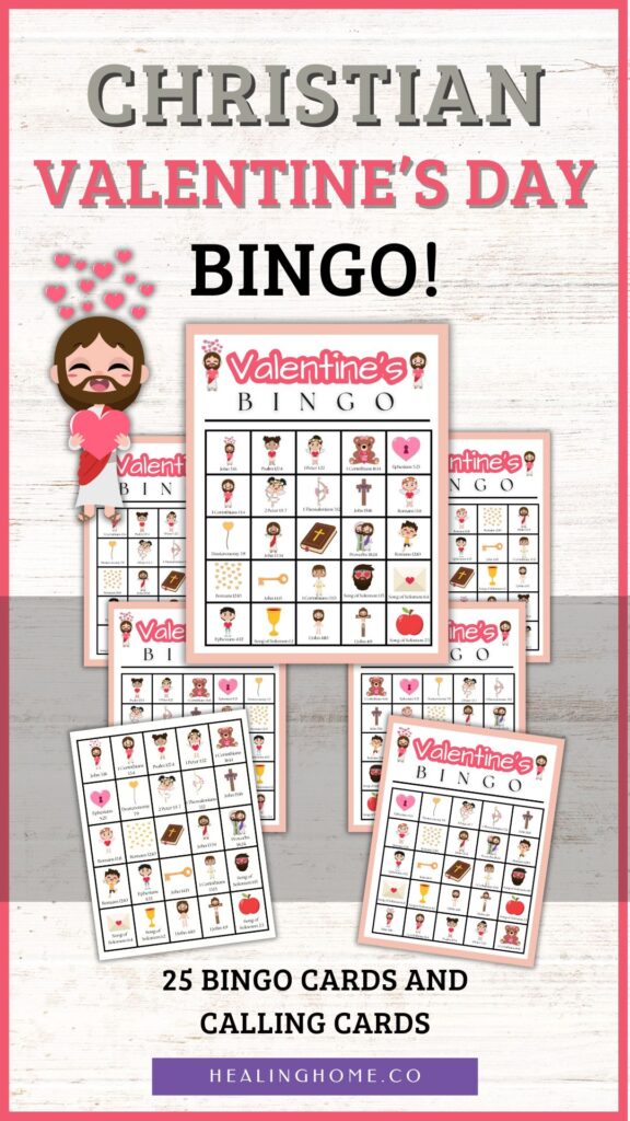 Christian Valentine Bingo Cards | Healing Home