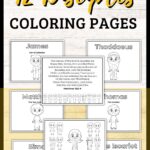 Free 12 Disciples coloring pages