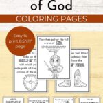 armor of God coloring pages