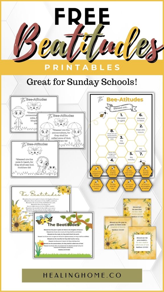 Free Beatitudes Printables | Healing Home