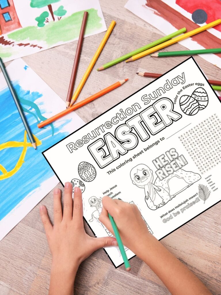 Printable Easter placemats