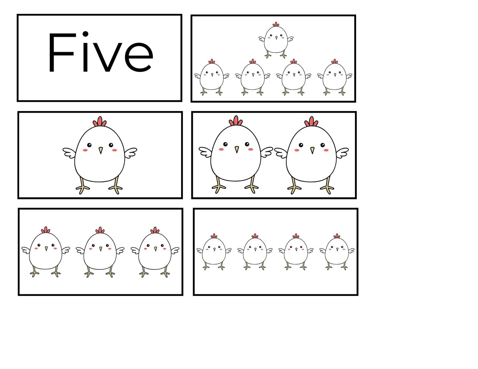Free Number Matching Printable! | Healing Home