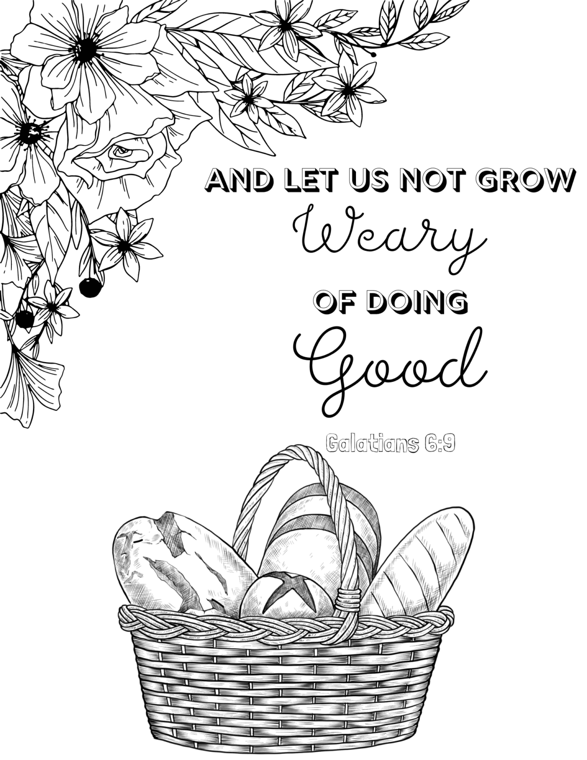 Free Bible Verse Coloring Pages | Healing Home