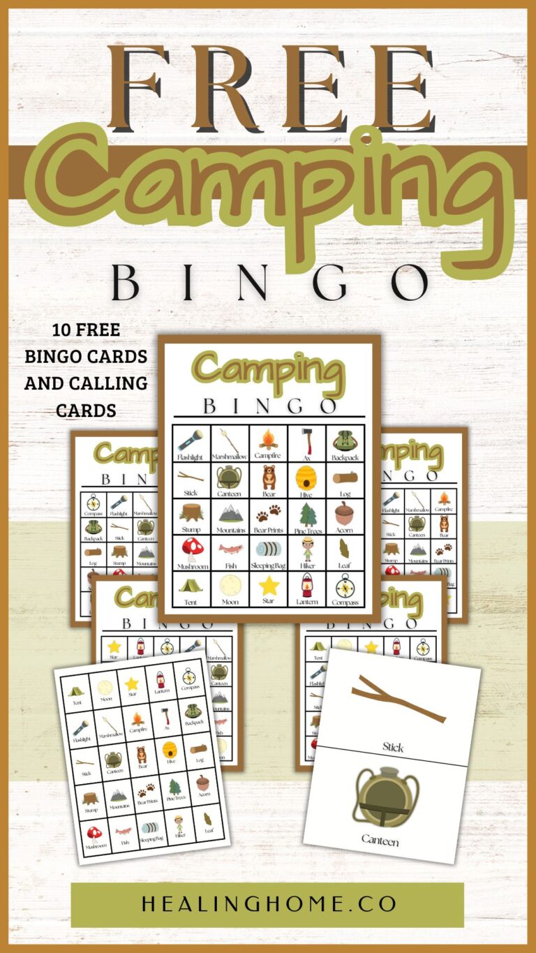 Free Camping Bingo Printable | Healing Home