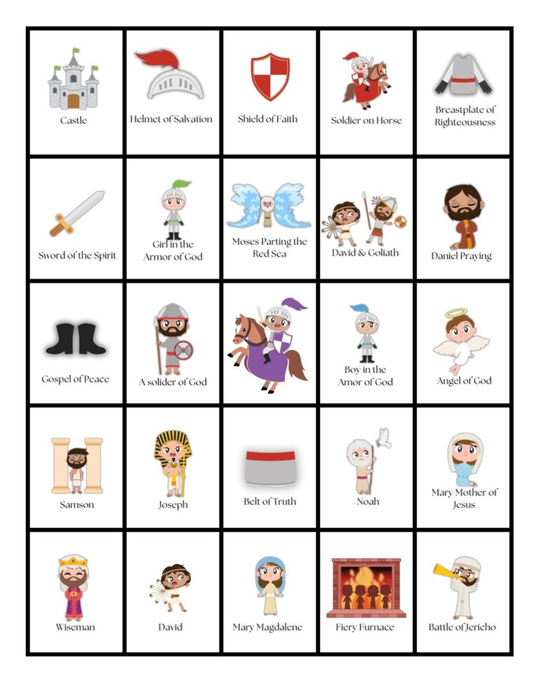 Armor Of God Bingo Healing Home armor-of-god-bingo-healing-home