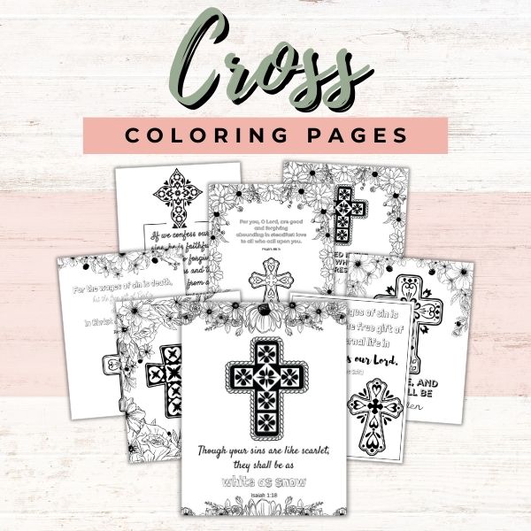 Easter Cross Coloring Pages Printable [2025]